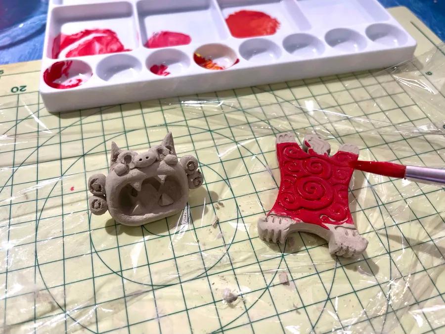 色をぬるの様子